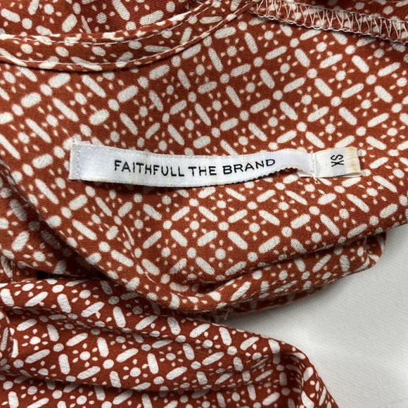 Faithfull The Brand Romper, Plunge V Neck & Back Keyhole, EUC - Picture 6 of 8